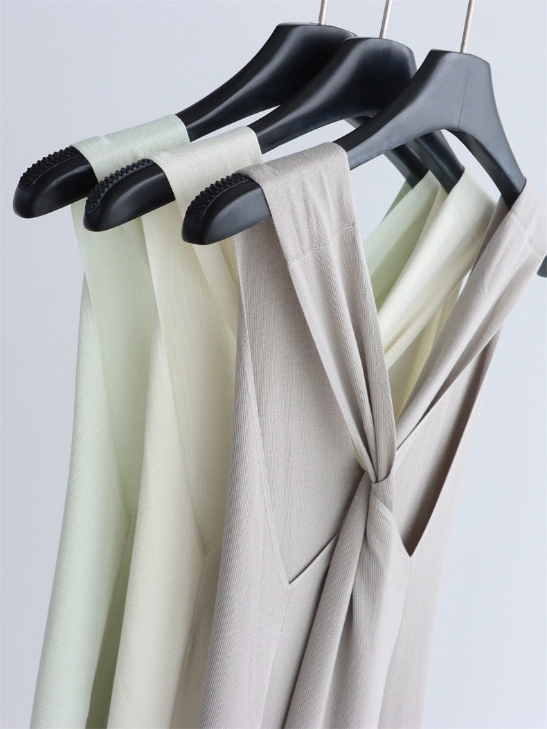 Lyocell tencel knitted dress