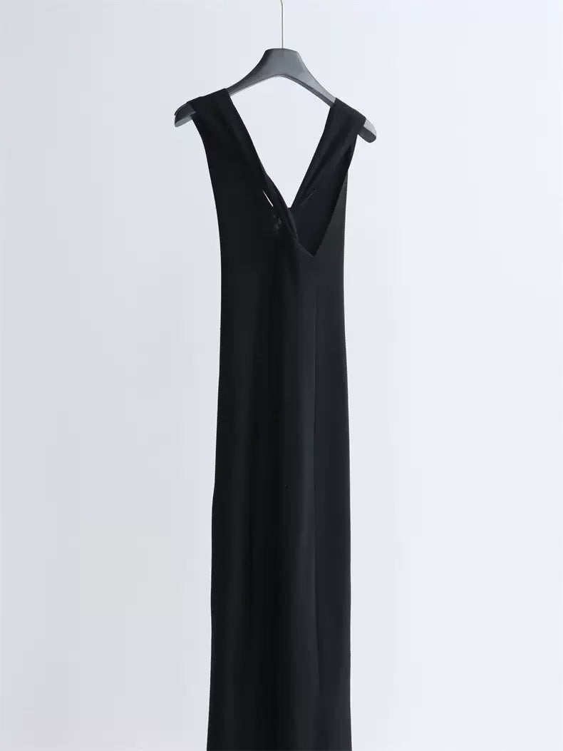 Lyocell tencel knitted dress