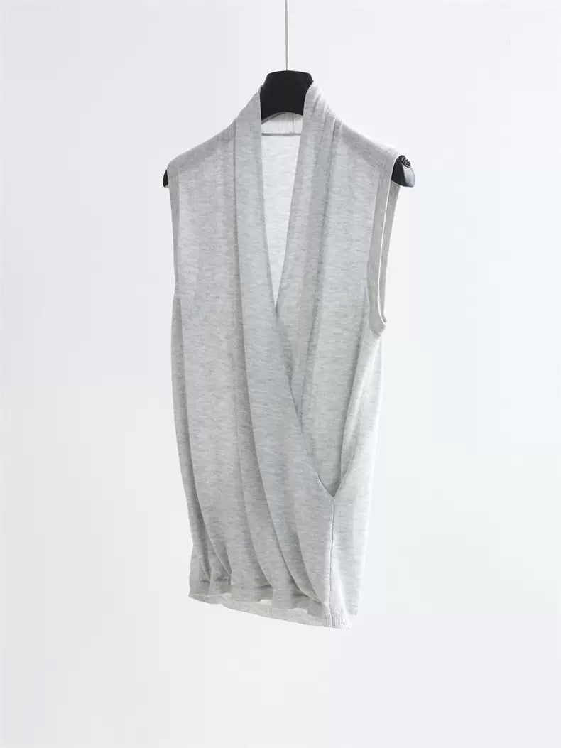 Lyocell blend sleeveless top