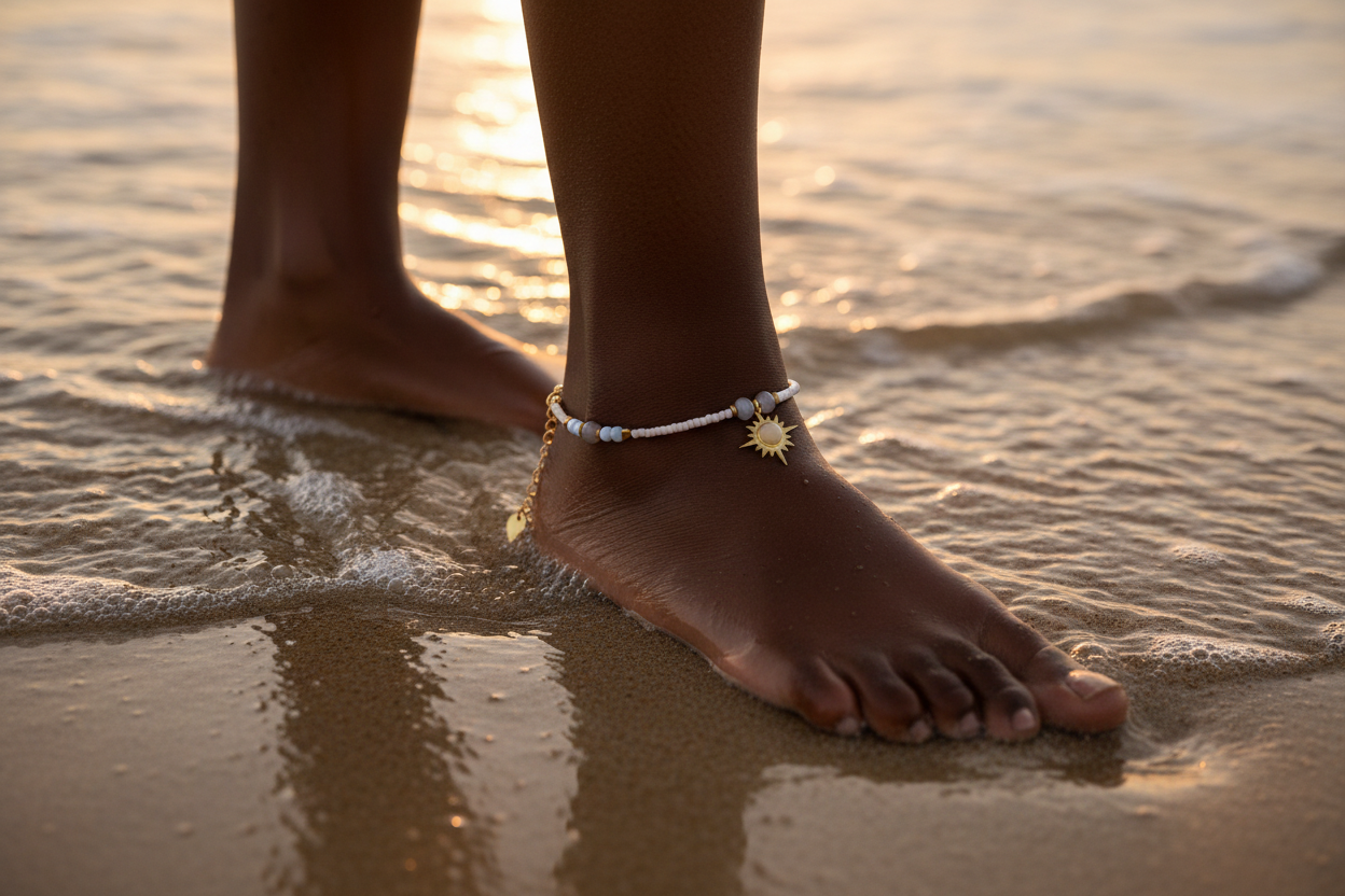 Anklet beach shot