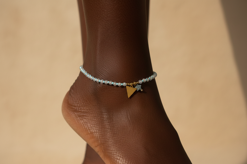 Anklet model shot