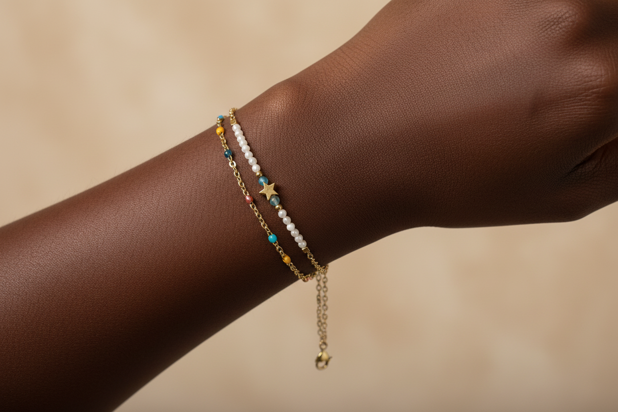 Bracelet model shot