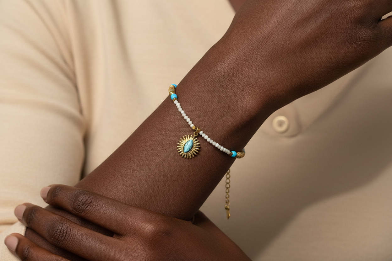 Bracelet model shot