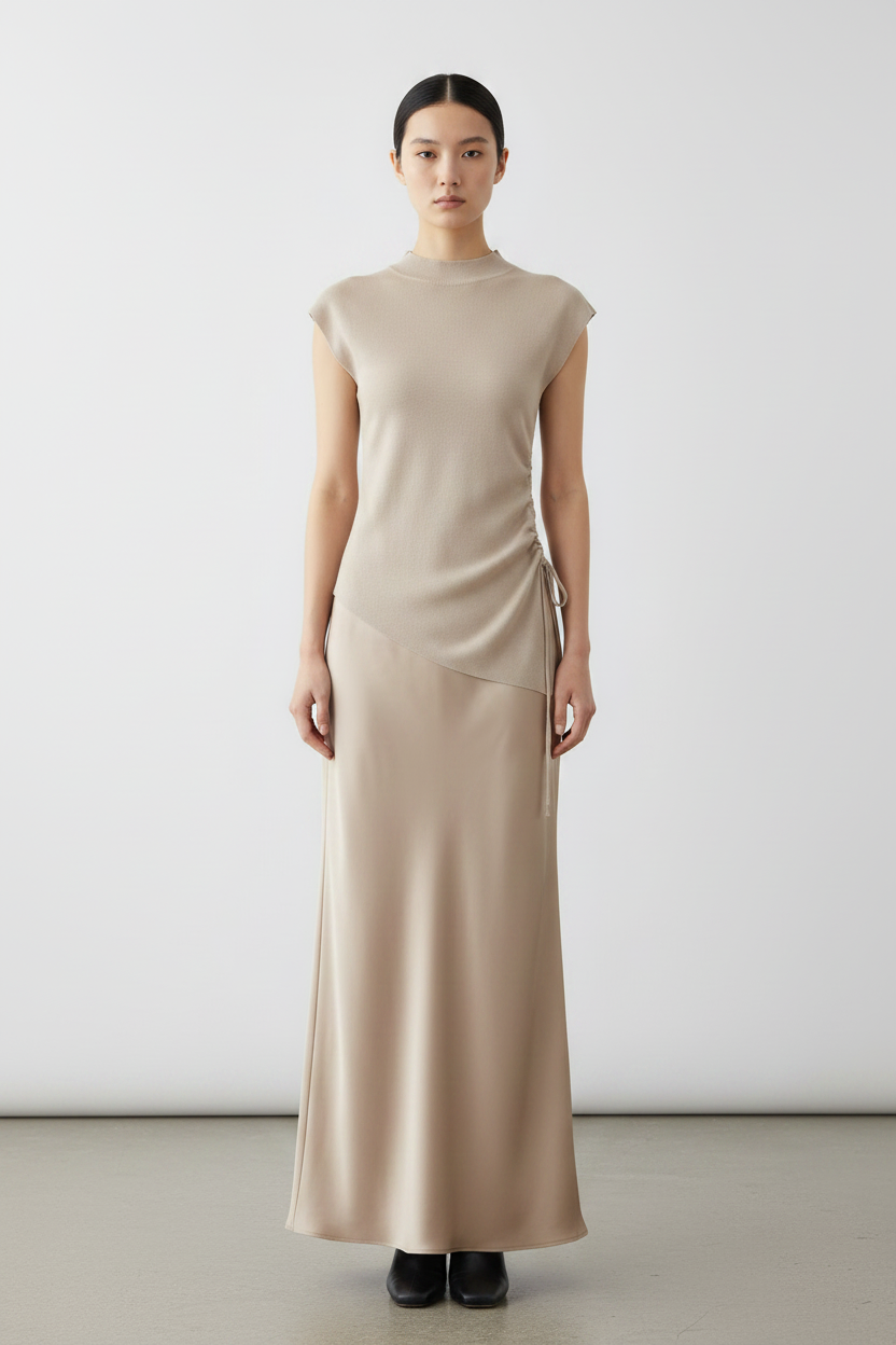 Front view – Beige Co-ord