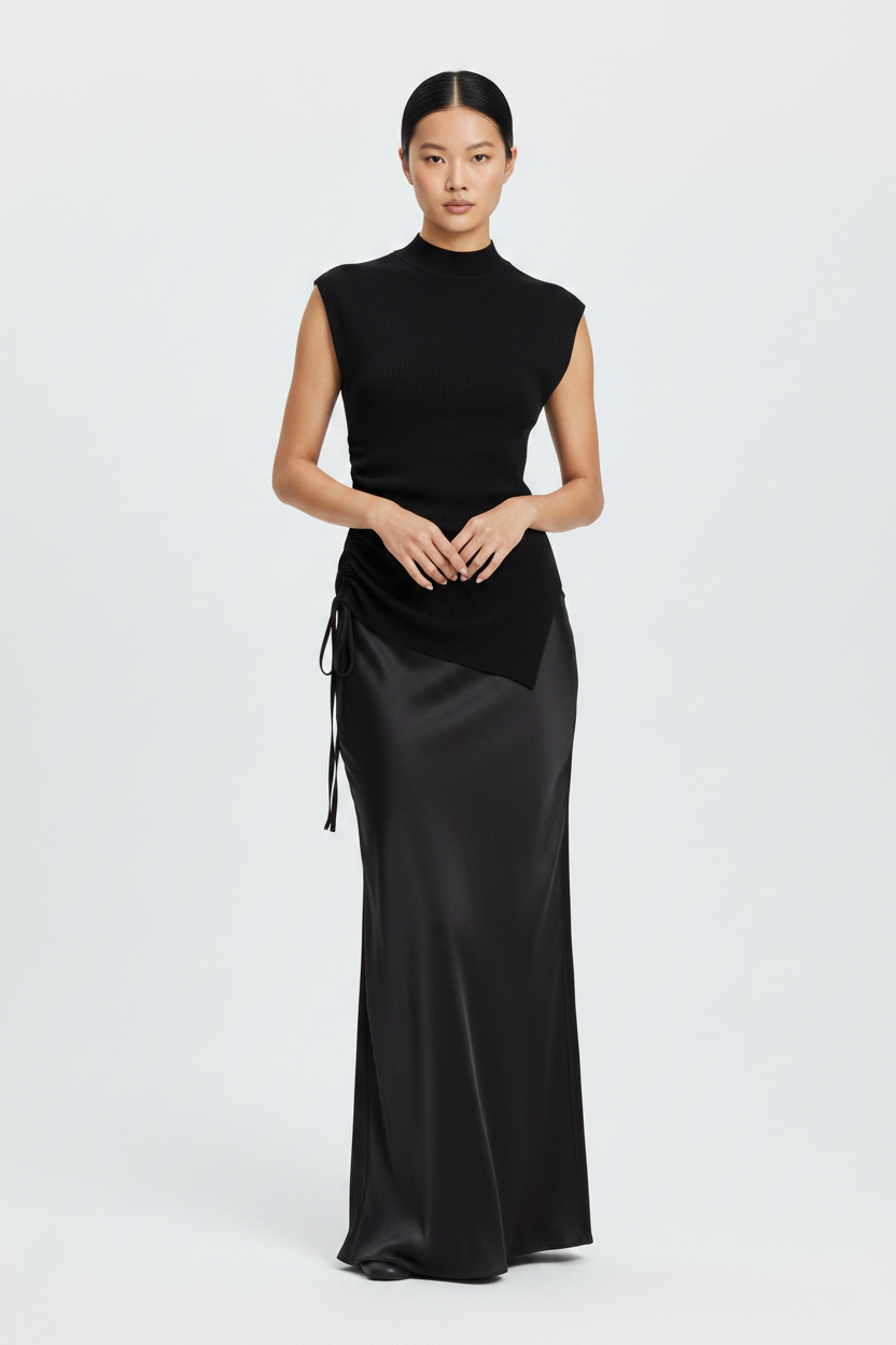 Front view – Black Co-ord