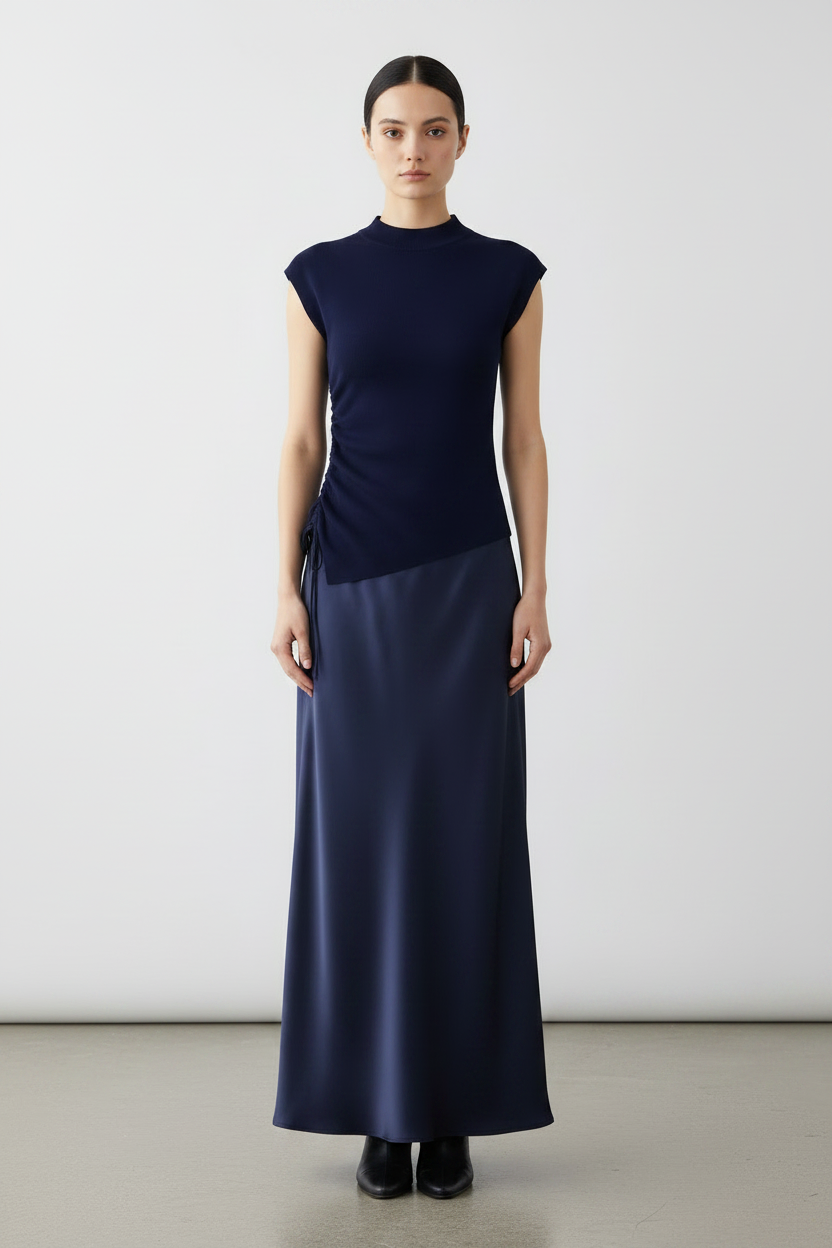 Front view – Navy Blue Co-ord