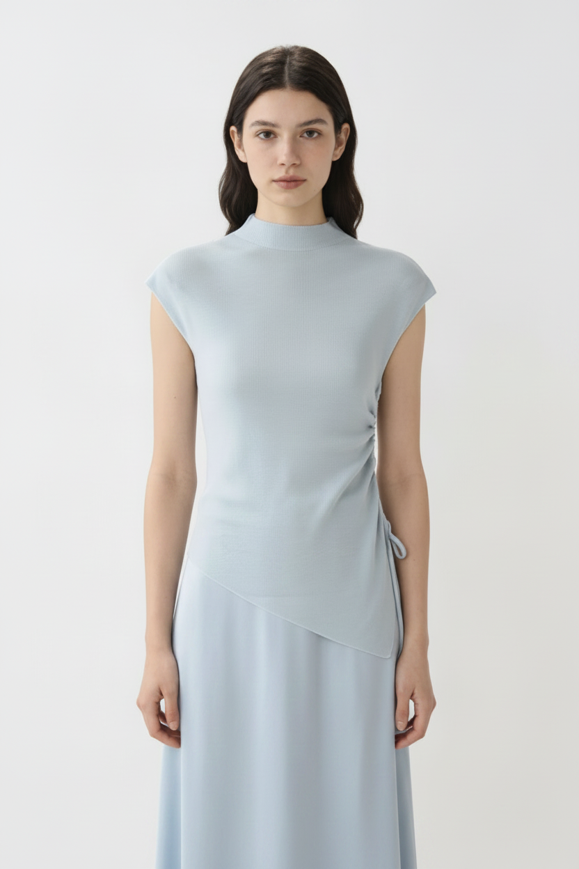 Front view – Powder Blue Co-ord Set