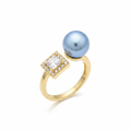 Glacier Blue Fresh Water Ring - Web Product Shot